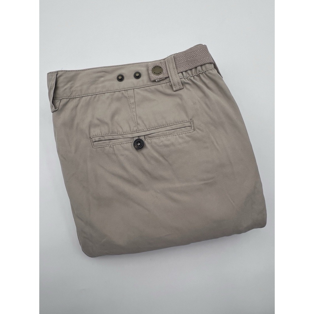 Orvis Mens Beige Safari Cargo Pants Size 38X29 100%‎ Cotton Adjustable Waist